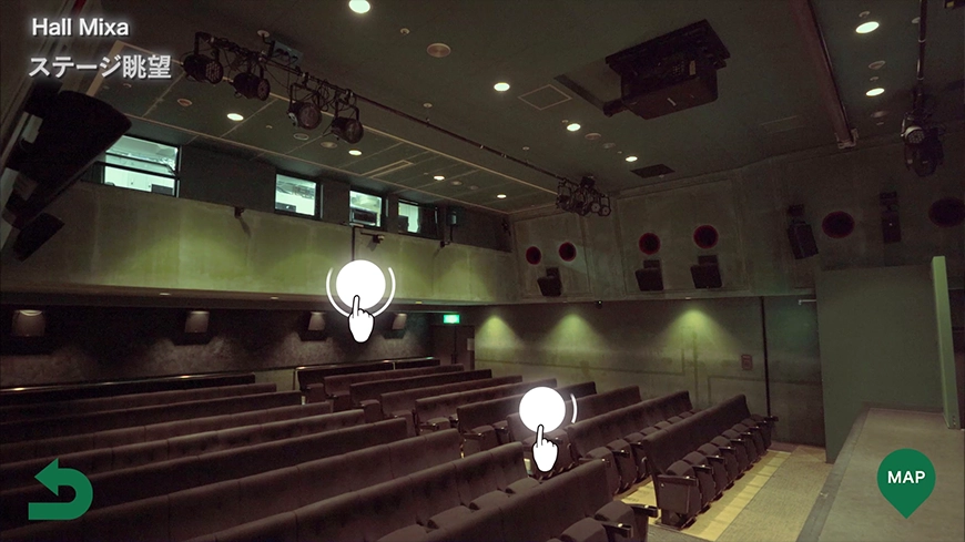 Mixalive TOKYO インタラクティブ動画